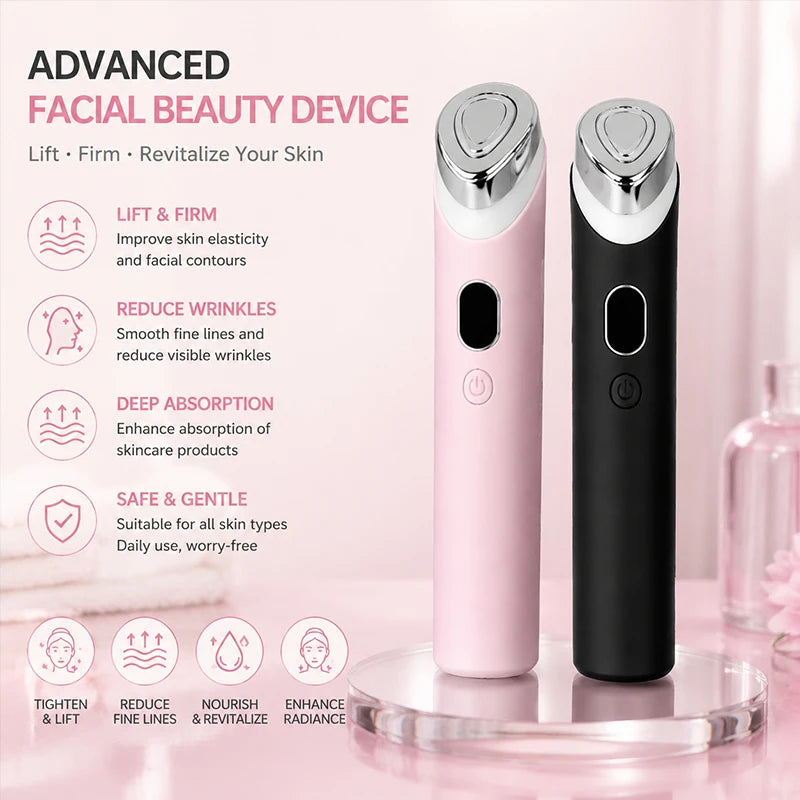 Wireless USB Charging 7 in 1 Beauty Device Multi Color LED Lights Skin Rejuvenation