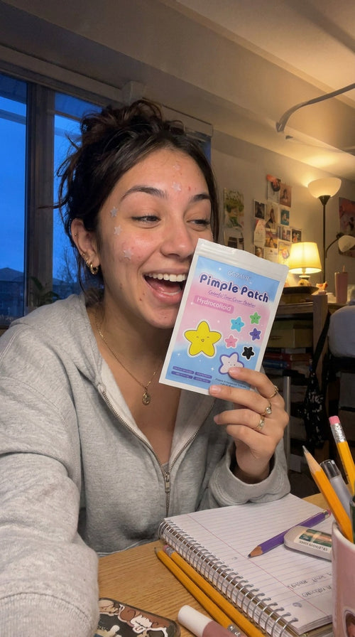Creator selfie — Hydrocolloid Pimple Patches - Fun Star Shaped Patches